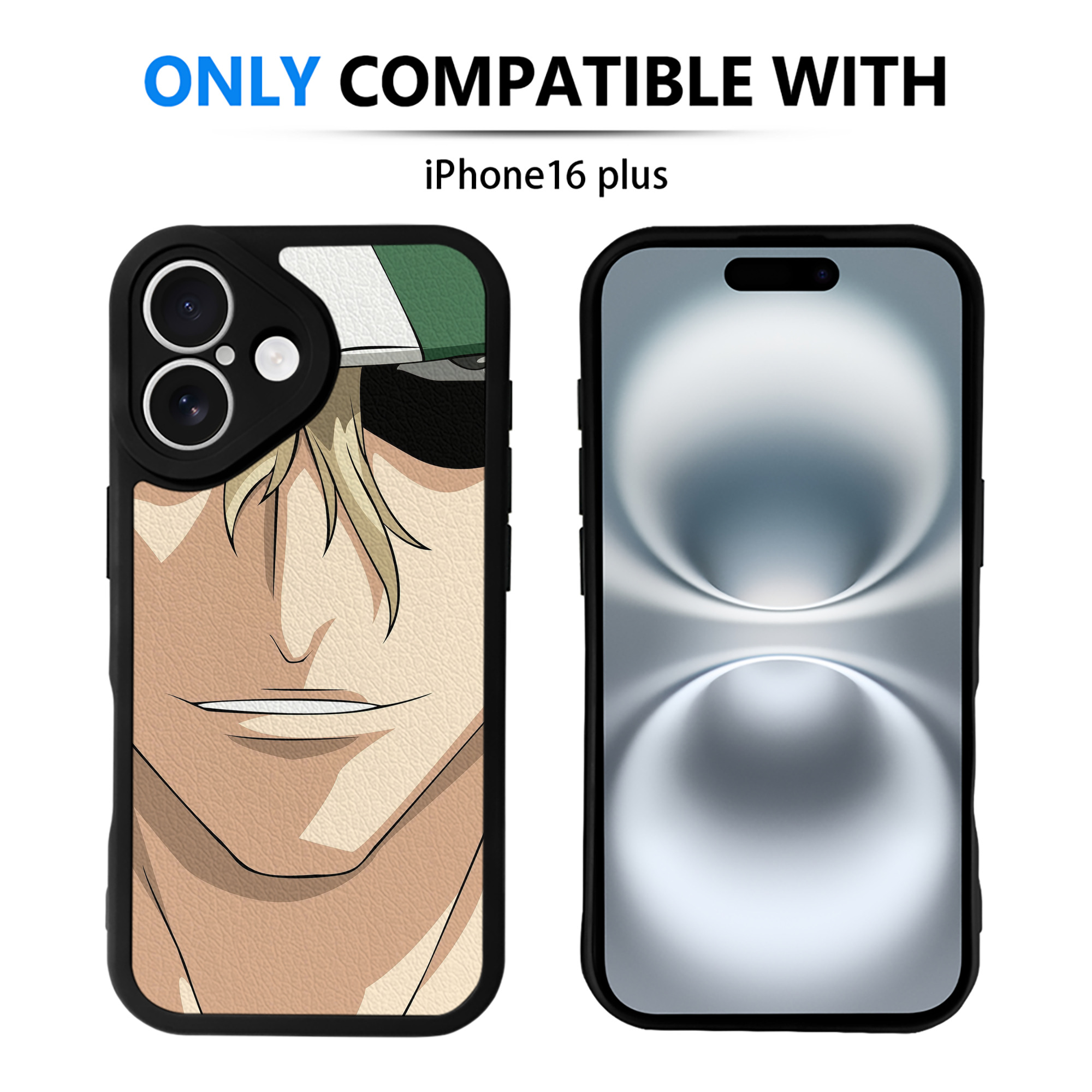 （画像用） ブリーチ BLEACH 【iPhone 16シリーズ対応】シリコンスマホケース（レザー調） 材質：シリコン